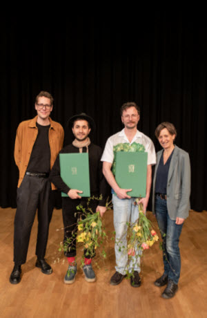 Sebastian Höglinger, Reza Rasouli, Peter Pflügler, GRin Barbara Gartner-Hofbauer in Vertr. Stadträtin Unger
