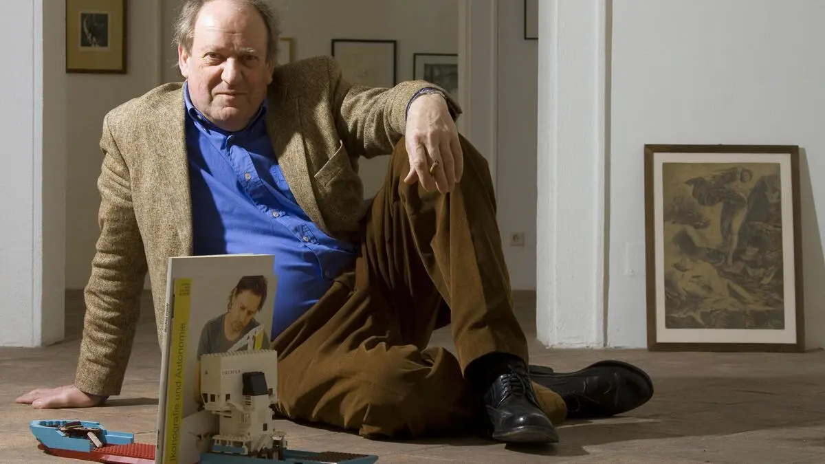 Eugen Lendl 2010 in seiner Galerie