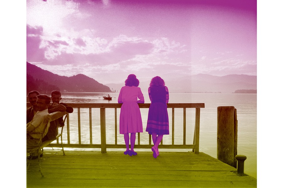 Foto: Eugen Hauber, Multimediale Sammlungen/UMJ Urlaub am Wörthersee, 1948/08