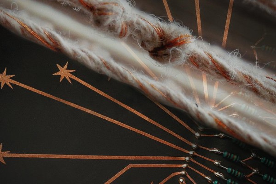 Foto: esc mkl, Constanza Piña Pardo, Khipu Ausstellungssujet