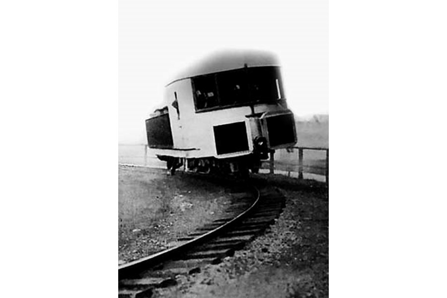 mono-RAIL _ Konstrukteur: Louis Brennan, england 1907