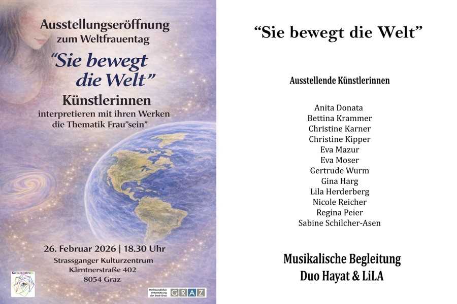 Foto: Gina Harg und Christine Kipper Folter der Veranstaltung