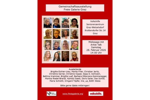 Gemeinschaftsausstellung der Freien Galerie Graz