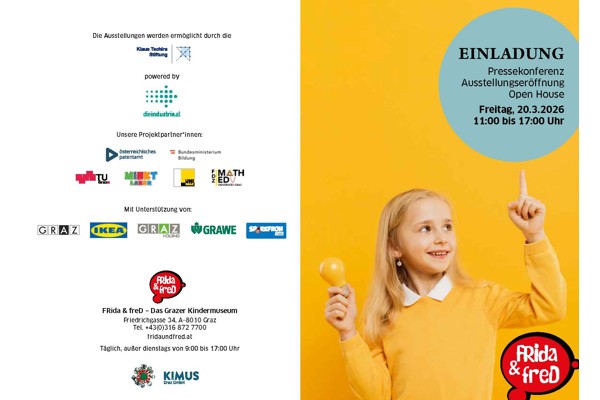 Erfindungsausstellungen „Die Tüftelgenies“ und „Die Tüftelmäuse“