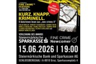 KURZ. KNAPP. KRIMINELL. 8 Autorinnen lesen aus „new crimes II“  Verleihung des „STEIERMÄRKISCHE SPARKASSE- FINE CRIME NEWCOMER AWARD“