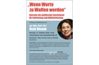 „Wenn Worte zu Waffen werden“ - Sprache als politisches Instrument für Aufrüstung und Militarisierung